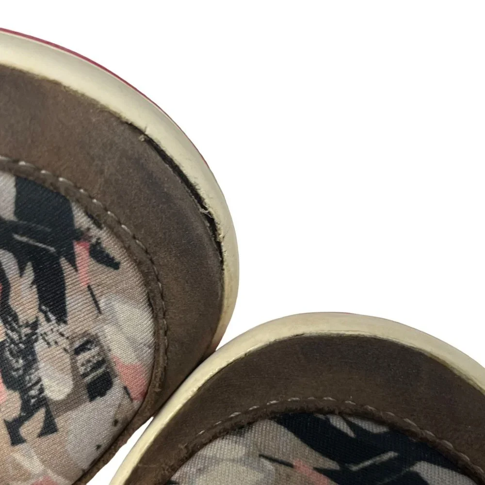 Plae SIZE 8.5 WOMENS Prospect Rose Granite Tie Sneakers Pink Grey Taupe Beige - Picture 12 of 12